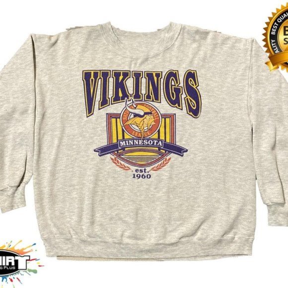 Gildan Other - Vintage NFL Minnesota Vikings Logo Shirt, American Sport Shirt, Football Fan Gif